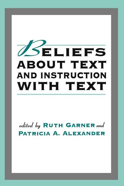 Produktbild: Beliefs About Text and Instruction With Text