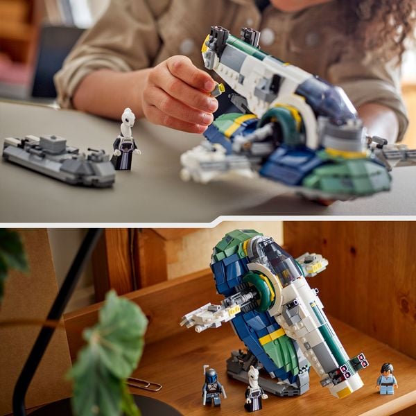 Produktbild: LEGO Star Wars 75433 Angriff der Klonkrieger Jango Fetts Sternenschiff