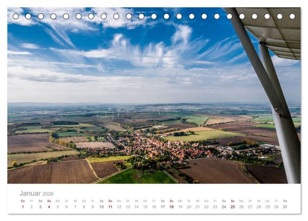 Produktbild: Harzvorland Luftbilder 2026 (Tischkalender 2026 DIN A5 quer), CALVENDO Monatskalender