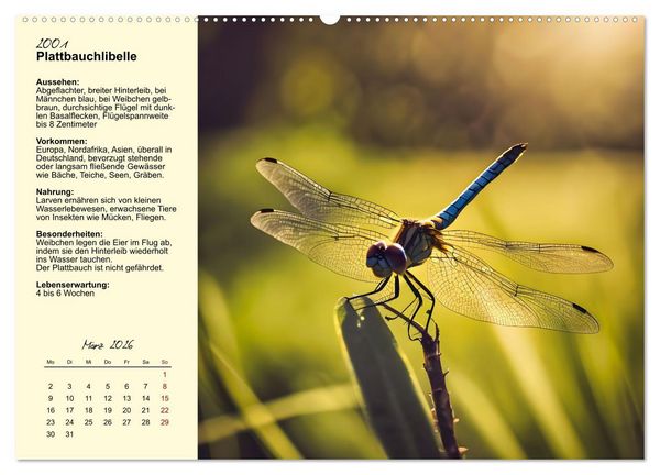 Produktbild: Insekt des Jahres (hochwertiger Premium Wandkalender 2026 DIN A2 quer), Kunstdruck in Hochglanz