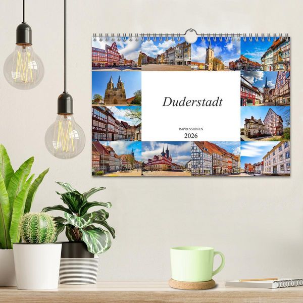 Produktbild: Duderstadt Impressionen (Wandkalender 2026 DIN A4 quer), CALVENDO Monatskalender