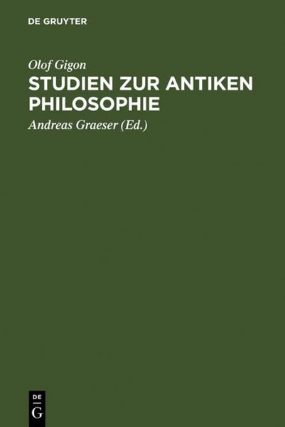 Produktbild: Studien zur antiken Philosophie