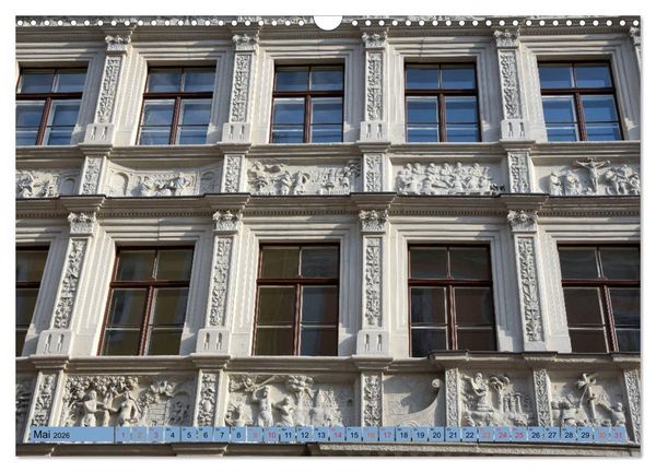 Produktbild: Fassadenreichtum in G&ouml;rlitz (Wandkalender 2026 DIN A3 quer), CALVENDO Monatskalender
