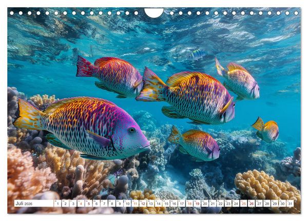 Produktbild: Ungez&auml;hmte Natur (Wandkalender 2026 DIN A4 quer), CALVENDO Monatskalender