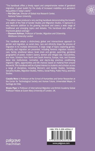 Produktbild: The Palgrave Handbook of Gender and Migration