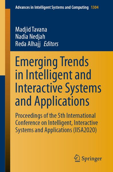 Produktbild: Emerging Trends in Intelligent and Interactive Systems and Applications