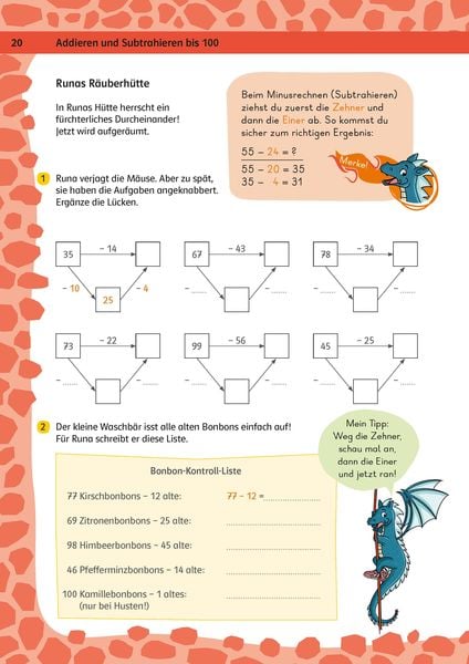 Produktbild: Klett Team Drachenstark: Das gro&szlig;e Trainingsbuch Mathe 2. Klasse