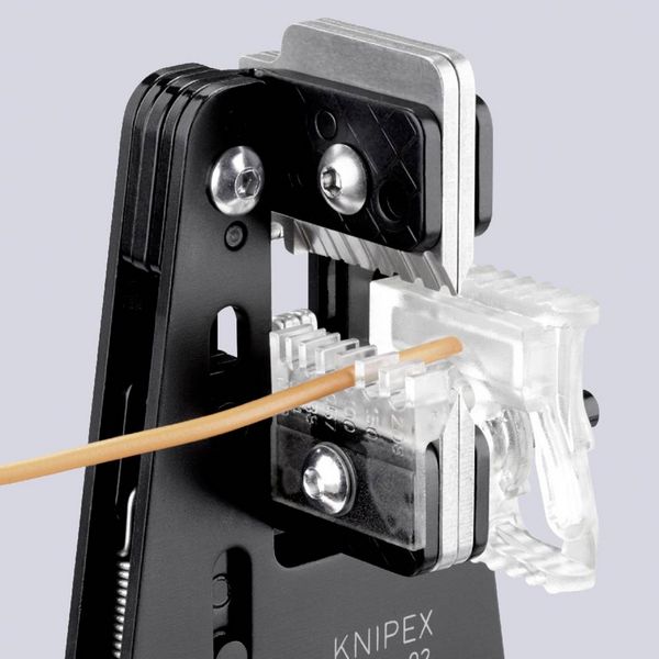 Produktbild: Knipex 12 12 02 12 12 02 Abisolierzange 0.03 bis 2.08mm&sup2; 14 bis 32
