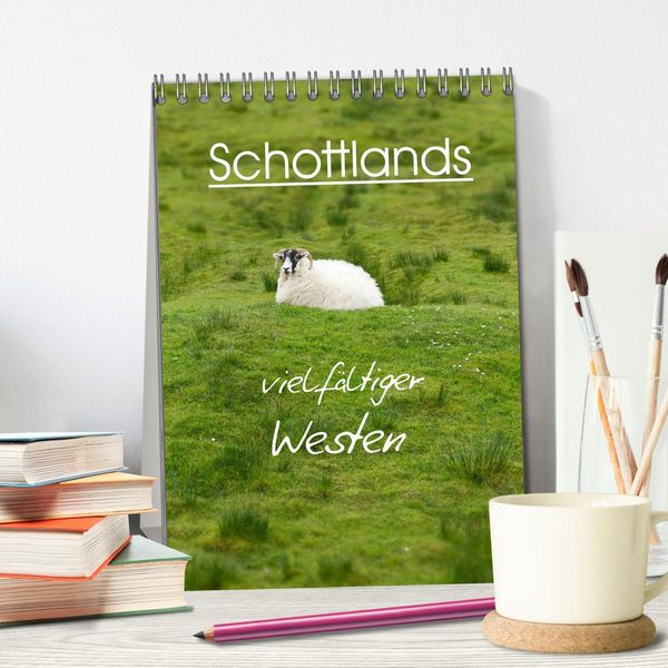 Produktbild: Schottlands vielf&auml;ltiger Westen (Tischkalender 2026 DIN A5 hoch), CALVENDO Monatskalender
