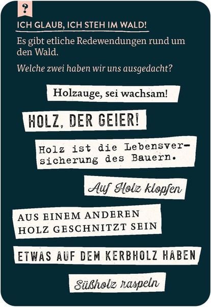Produktbild: Das große Quiz der Redewendungen & Sprichwörter