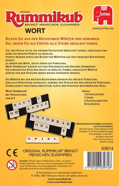 Produktbild: Original Rummikub WORT Kompakt in Metalldose