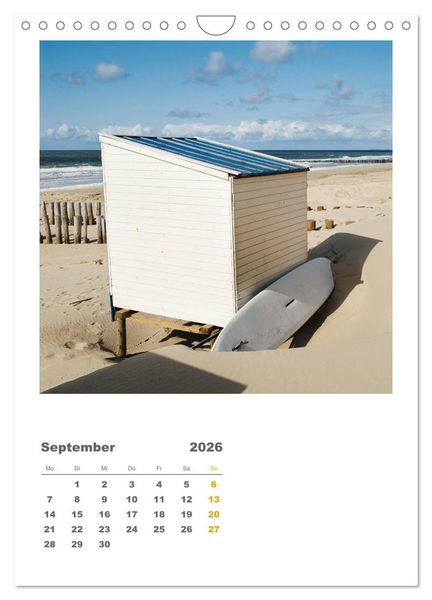 Produktbild: Hollands Strandparadies Zeeland (Wandkalender 2026 DIN A4 hoch), CALVENDO Monatskalender