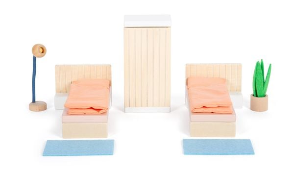 Produktbild: Small Foot 12631 - Puppenhausmöbel Schlafzimmer
