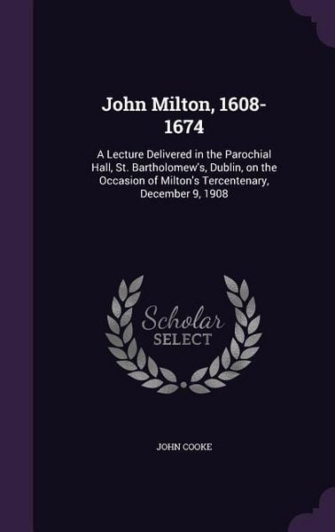 Produktbild: John Milton, 1608-1674