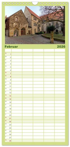 Produktbild: Familienplaner 2026 - Unterwegs in Pirna mit 5 Spalten (Wandkalender, 21 x 45 cm) CALVENDO