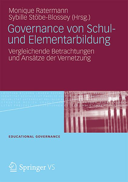 Produktbild: Governance von Schul- und Elementarbildung