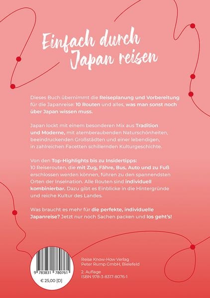 Produktbild: Reisef&uuml;hrer Japan &ndash; Reiserouten, Highlights, Inspiration