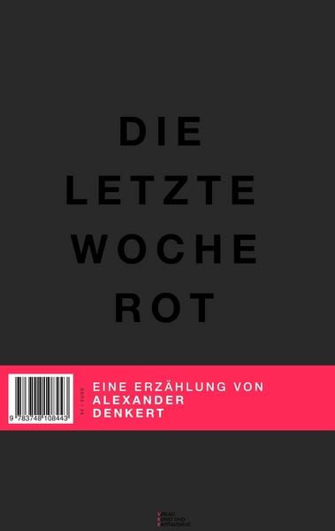 Produktbild: Die letzte Woche Rot