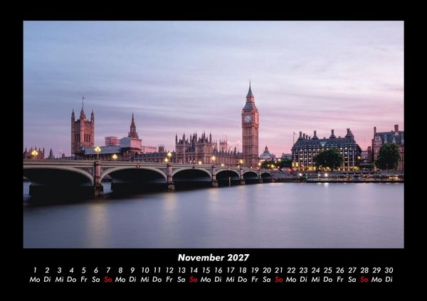 Produktbild: London 2027 Fotokalender DIN A3