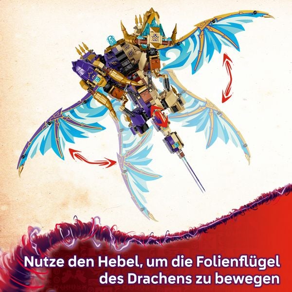 Produktbild: LEGO NINJAGO Lichtbogendrache - Bauspielzeug mit 8 Minifiguren 71836