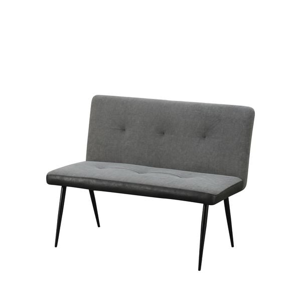 HTI-Living Bank Joschka 2 Sitzer Anthrazit/Grau Bank Joschka 2 Sitzer Anthrazit/Grau