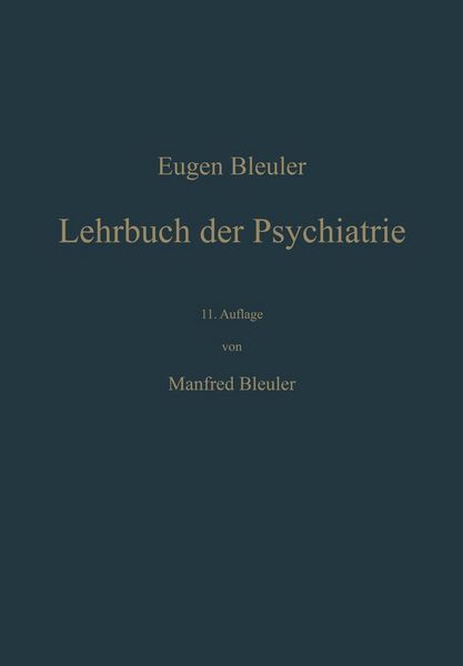 Produktbild: Lehrbuch der Psychiatrie