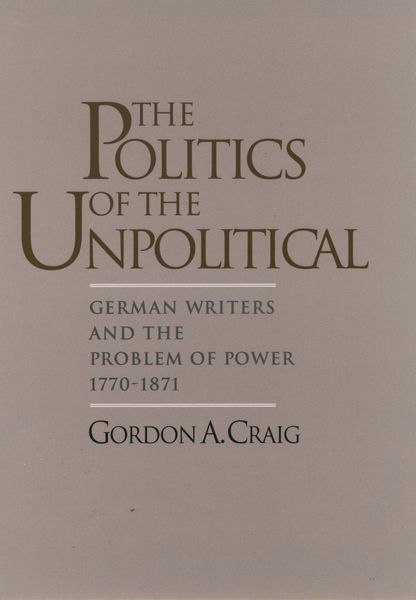 Produktbild: The Politics of the Unpolitical