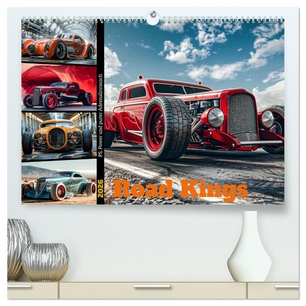 Produktbild: Road Kings (hochwertiger Premium Wandkalender 2026 DIN A2 quer), Kunstdruck in Hochglanz