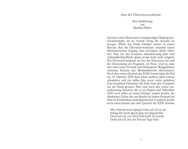 Produktbild: Sonette / Sonnets (Shakespeare Gesamtausgabe, Band 38) - zweisprachige Ausgabe
