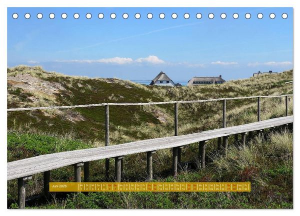 Produktbild: Unendliche Weite Sylts - Faszinierende Landschaftsaufnahmen (Tischkalender 2026 DIN A5 quer), CALVENDO Monatskalender