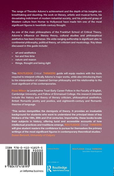 Produktbild: Theodor Adorno