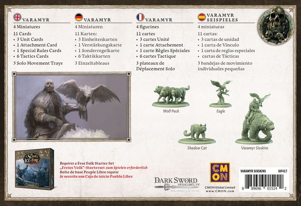 Produktbild: Song of Ice & Fire - Varamyr Sixskins (Varamyr) DE/EN/ES/FR