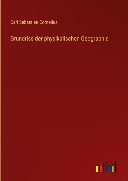 Produktbild: Grundriss der physikalischen Geographie