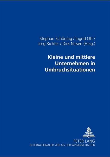 Produktbild: Kleine und mittlere Unternehmen in Umbruchsituationen