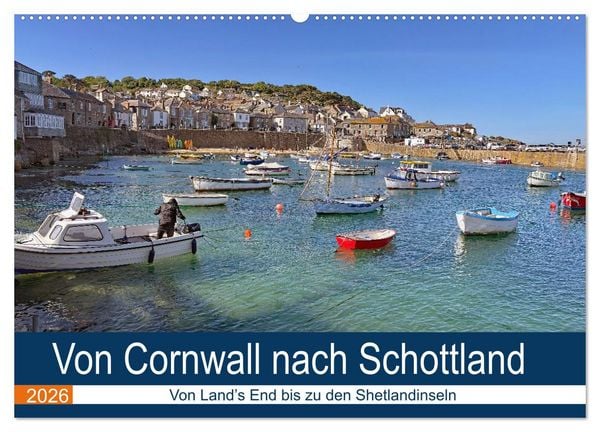 Produktbild: Von Cornwall nach Schottland (Wandkalender 2026 DIN A2 quer), CALVENDO Monatskalender