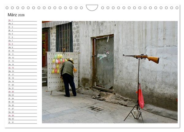 Produktbild: Tibet - Begegnungen (Wandkalender 2026 DIN A4 quer), CALVENDO Monatskalender