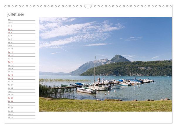 Produktbild: Coup d'&oelig;il sur le Lac d'Annecy (Calendrier mural 2026 DIN A3 vertical), CALVENDO calendrier mensuel