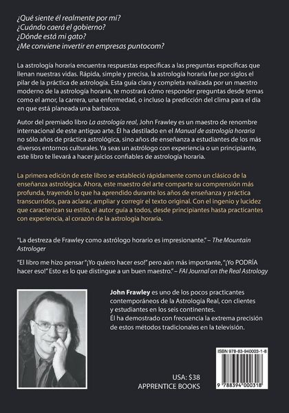 Produktbild: Manual de Astrolog&iacute;a Horaria - Versi&oacute;n extendida