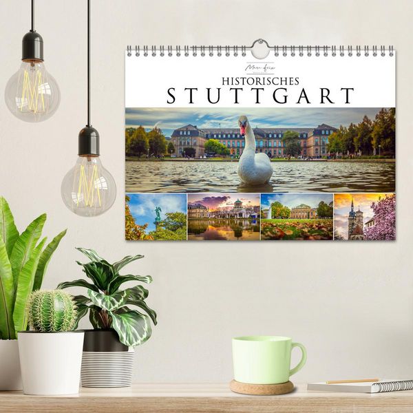 Produktbild: Historisches Stuttgart 2026 (Wandkalender 2026 DIN A4 quer), CALVENDO Monatskalender
