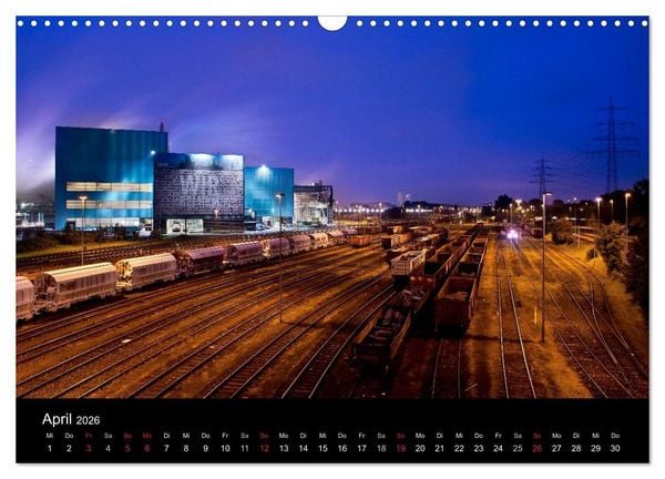 Produktbild: Duisburgs N&auml;chte (Wandkalender 2026 DIN A3 quer), CALVENDO Monatskalender