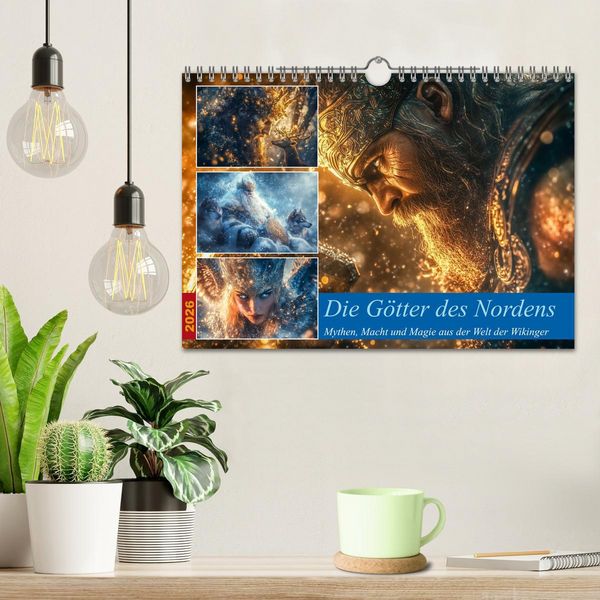 Produktbild: Die G&ouml;tter des Nordens (Wandkalender 2026 DIN A4 quer), CALVENDO Monatskalender