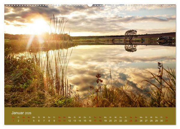 Produktbild: Sommerlichter - Stimmungsvolle Landschaftsbilder (hochwertiger Premium Wandkalender 2026 DIN A2 quer), Kunstdruck in Hochglanz