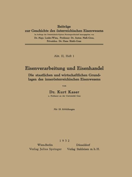Produktbild: Eisenverarbeitung und Eisenhandel