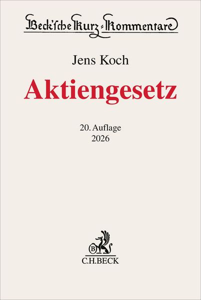 Produktbild: Aktiengesetz. AktG