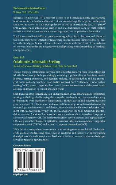 Produktbild: Collaborative Information Seeking