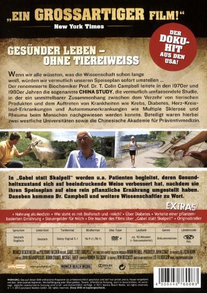 Produktbild: Gabel statt Skalpell - Ges&uuml;nder leben ohne Fleisch