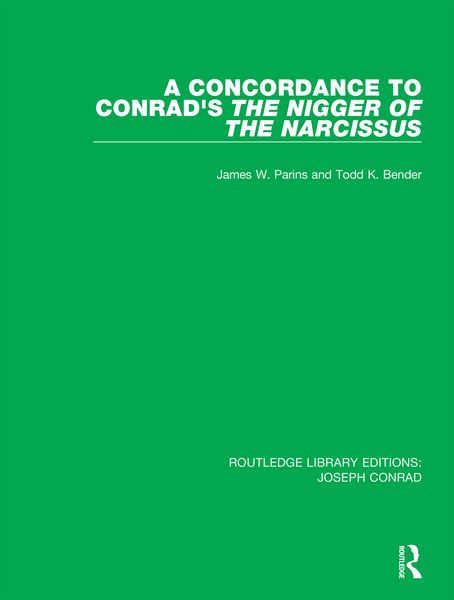 Produktbild: A Concordance to Conrad's The Nigger of the Narcissus