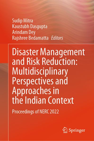 Produktbild: Disaster Management and Risk Reduction: Multidisciplinary Perspectives and Approaches in the Indian Context