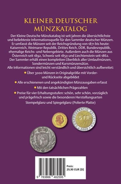 Produktbild: Kleiner deutscher Münzkatalog