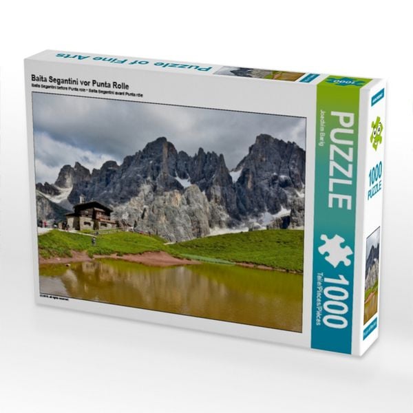 Baita Segantini vor Punta Rolle (Puzzle)